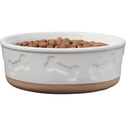 Frisco Bones Non-skid Ceramic Dog & Cat Bowl 9 Frisco Bones Non-skid Ceramic Dog & Cat Bowl -PetPalace Picks 256074 PT3. AC SS1800 V1615313594