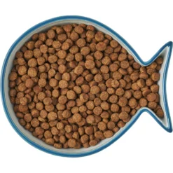 Frisco Fish Shaped Non-skid Ceramic Cat Bowl -PetPalace Picks 256111 PT5. AC SS1800 V1616522555
