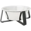Frisco Black Iron Non-Skid Stainless Steel Dog & Cat Bowl