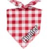 Frisco Gingham Personalized Dog & Cat Bandana