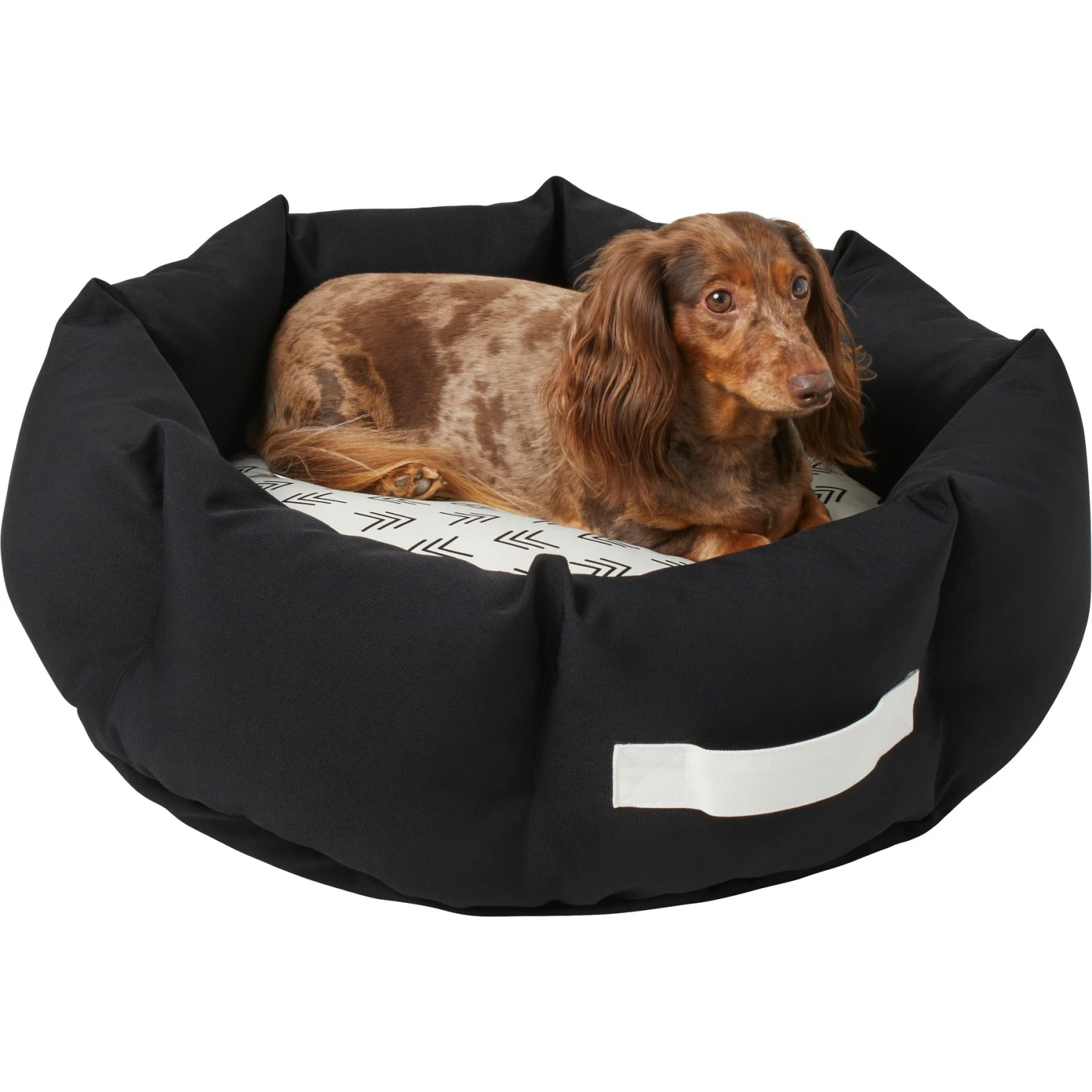 Frisco Indoor/Outdoor Deep Dish Cuddler Bolster Cat & Dog Bed 3 Frisco Indoor/Outdoor Deep Dish Cuddler Bolster Cat & Dog Bed - Image 3
