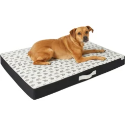 Frisco Indoor/Outdoor Arrow Print Pillow Dog Bed W/Removable Cover -PetPalace Picks 262153 PT2. AC SS1800 V1619534330