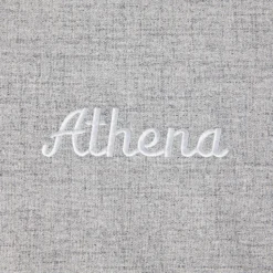 Frisco Faux Linen Corner Personalized Bolster Dog Bed W/Removable Cover, Harbour Blue, XL -PetPalace Picks 262161 PT3. AC SS1800 V1615570115