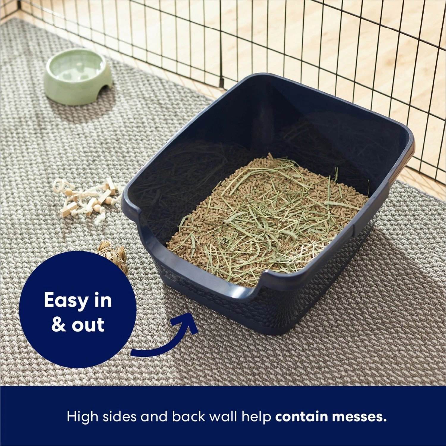Frisco High Sided Small Pet Litter Box 3 Frisco High Sided Small Pet Litter Box - Image 3