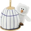 Frisco Magic Owl & Cage 2-in-1 Plush Squeaky Dog Toy