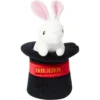 Frisco Magic Rabbit In A Hat 2-in-1 Plush Squeaky Dog Toy