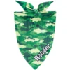 Frisco Green Camo Personalized Dog & Cat Bandana