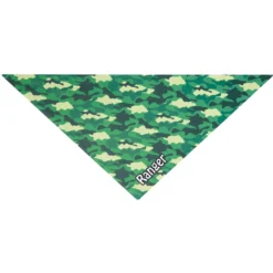 Frisco Green Camo Personalized Dog & Cat Bandana -PetPalace Picks 267563 PT3. AC SS1800 V1623093485