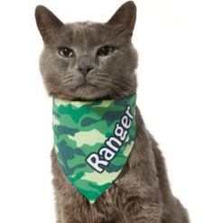 Frisco Green Camo Personalized Dog & Cat Bandana -PetPalace Picks 267563 PT8. AC SS1800 V1623182074