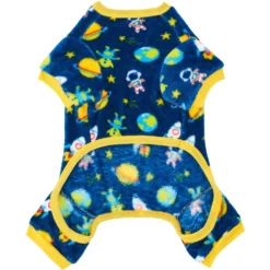 Frisco Dog & Cat Cozy Plush Fleece PJs, Outer Space -PetPalace Picks 268477 PT4. AC SS1800 V1637721540