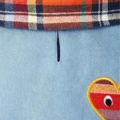 Frisco Chambray Plaid Dog & Cat Dress -PetPalace Picks 268637 PT5. AC SS1800 V1637725917