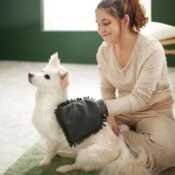 Frisco Microfiber Grooming Glove -PetPalace Picks 269027 PT4. AC SS1800 V1624553016