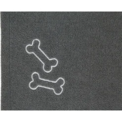 Frisco Embroidered Pawprint Microfiber Dog Bath Towel -PetPalace Picks 269029 PT3. AC SS1800 V1624453688