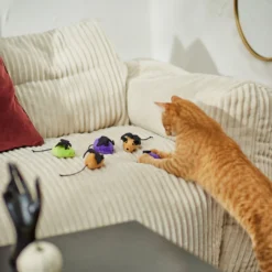 Frisco Halloween Bat Mice Plush Cat Toy With Catnip -PetPalace Picks 270353 PT3. AC SS1800 V1624817260