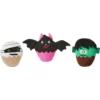 Frisco Halloween Cupcakes Plush Squeaky Dog Toy