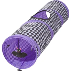 Frisco Halloween Checkered Foldable Play Tunnel Cat Toy With Catnip 6 Frisco Halloween Checkered Foldable Play Tunnel Cat Toy With Catnip -PetPalace Picks 271304 PT2. AC SS1800 V1690571954