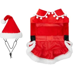 Frisco Mrs. Claus Dog & Cat Costume -PetPalace Picks 276150 PT5. AC SS1800 V1631569990