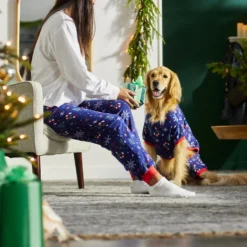 Frisco Snowy Nights Polar Fleece Unisex Adult Pajama Pants -PetPalace Picks 276609 PT8. AC SS1800 V1631660294