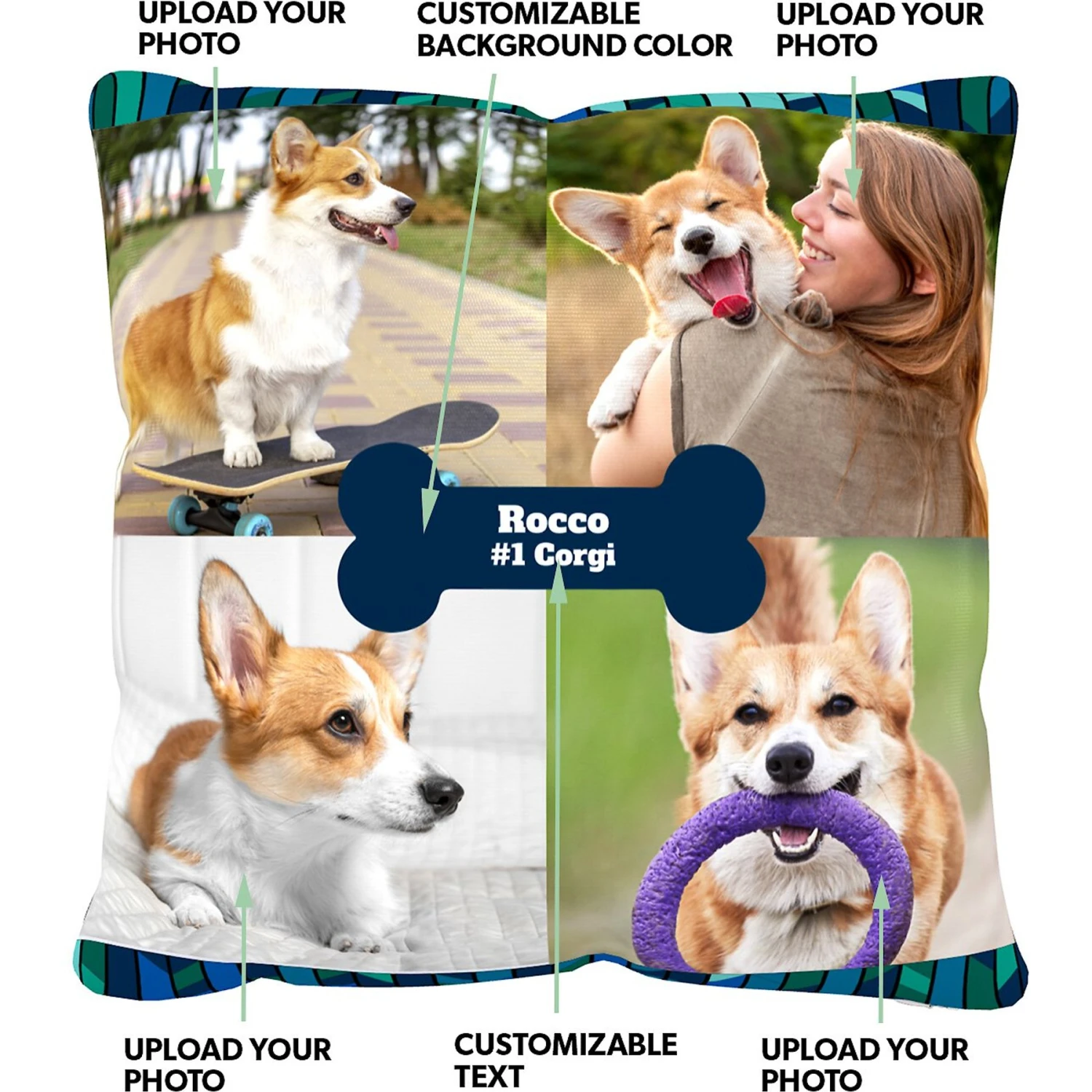 Frisco "Contemporary #2" Throw Pillow 16 X 16 2 Frisco "Contemporary #2" Throw Pillow 16 X 16 - Image 2