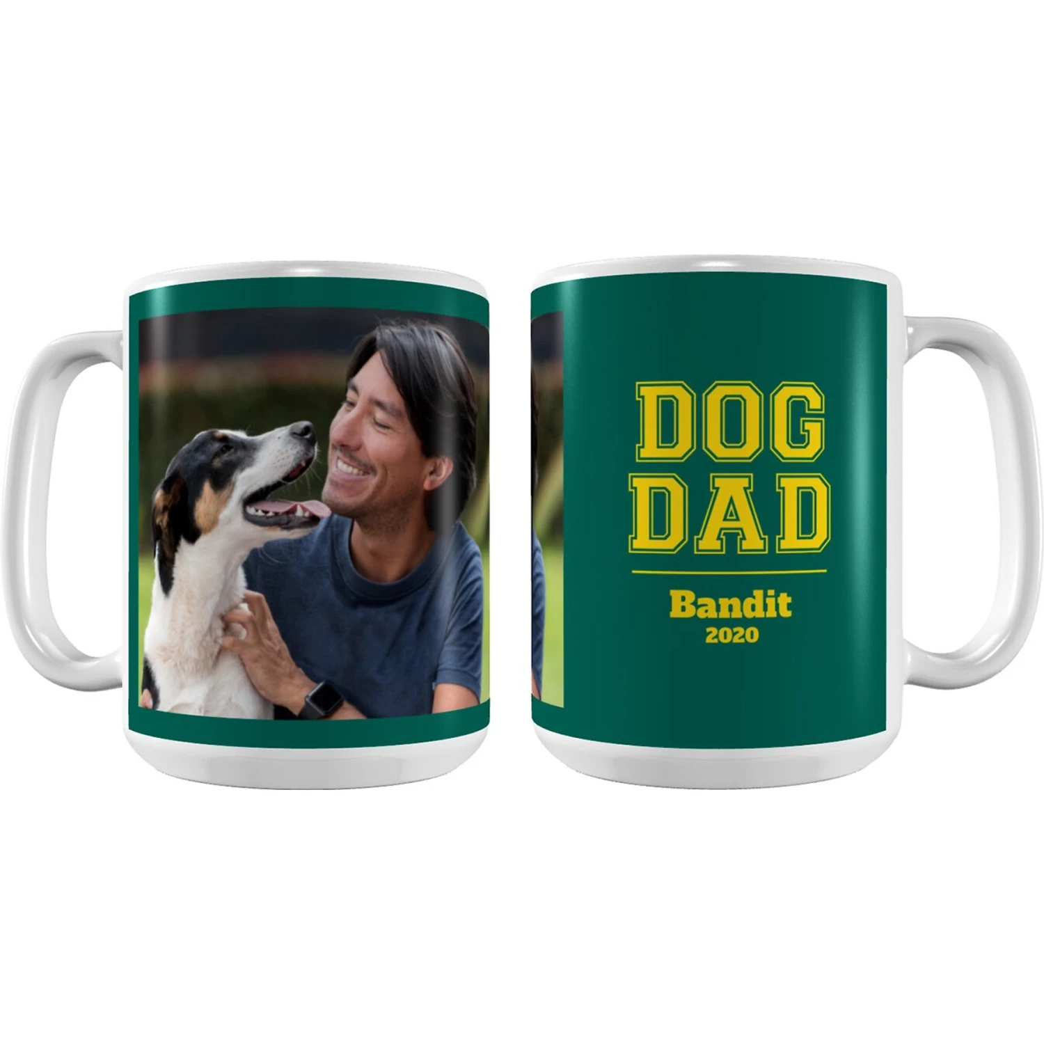 Frisco Dog Dad White Personalized Coffee Mug, 15-oz 1 Frisco Dog Dad White Personalized Coffee Mug, 15-oz