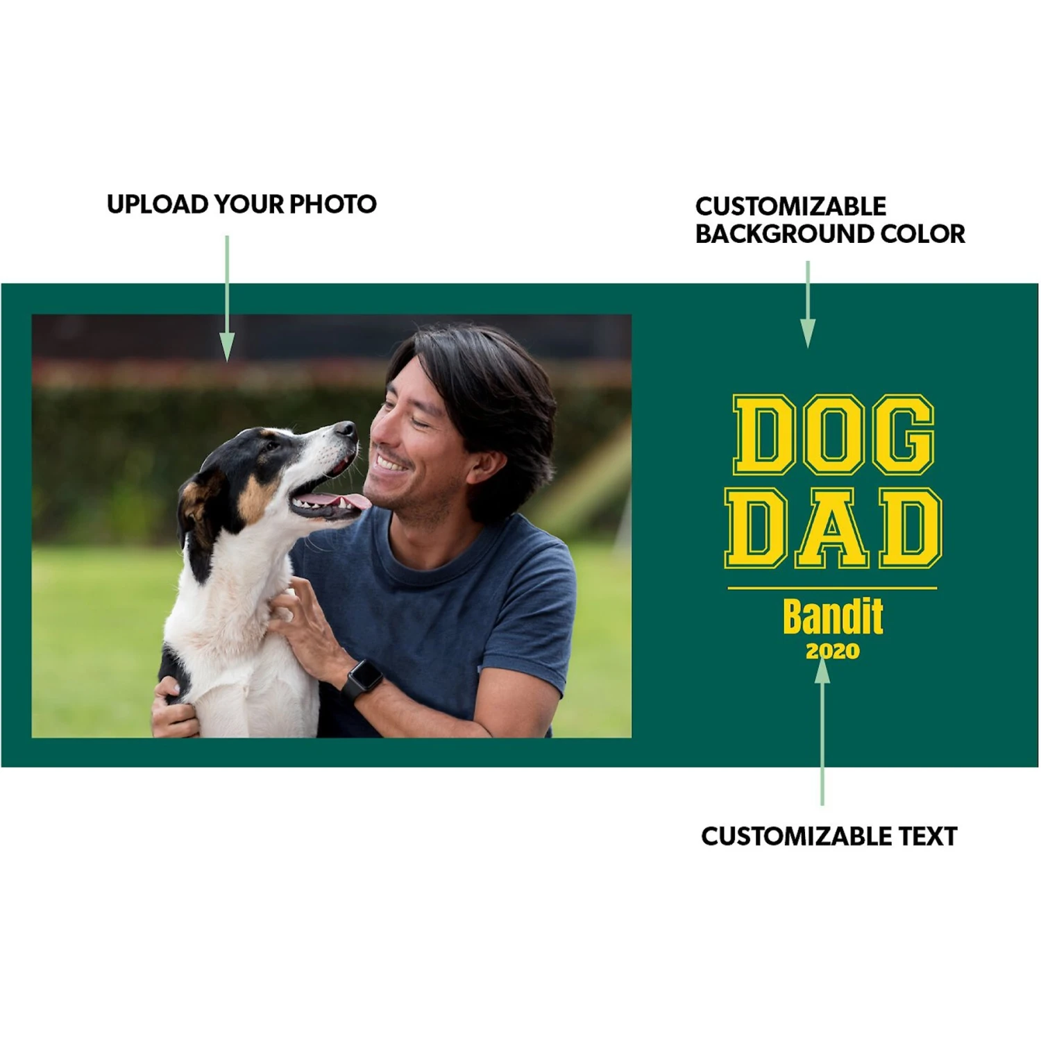 Frisco Dog Dad White Personalized Coffee Mug, 15-oz 2 Frisco Dog Dad White Personalized Coffee Mug, 15-oz - Image 2