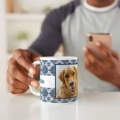 Frisco Boho Damask White Personalized Coffee Mug, 15-oz 7 Frisco Boho Damask White Personalized Coffee Mug, 15-oz -PetPalace Picks 277087 PT3. AC SS1800 V1629147707
