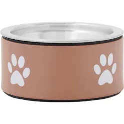 Frisco Paw Print Non-Skid Stainless Steel Dog & Cat Bowl