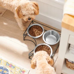 Frisco Multi Pet Feeding Corner 3-Bowls Stainless Steel Dog & Cat Bowl 8 Frisco Multi Pet Feeding Corner 3-Bowls Stainless Steel Dog & Cat Bowl -PetPalace Picks 277561 PT2. AC SS1800 V1630346973