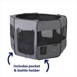 Frisco Soft-Sided Dog, Cat & Small Pet Exercise Playpen -PetPalace Picks 277929 PT3. AC SS1800 V1667227657