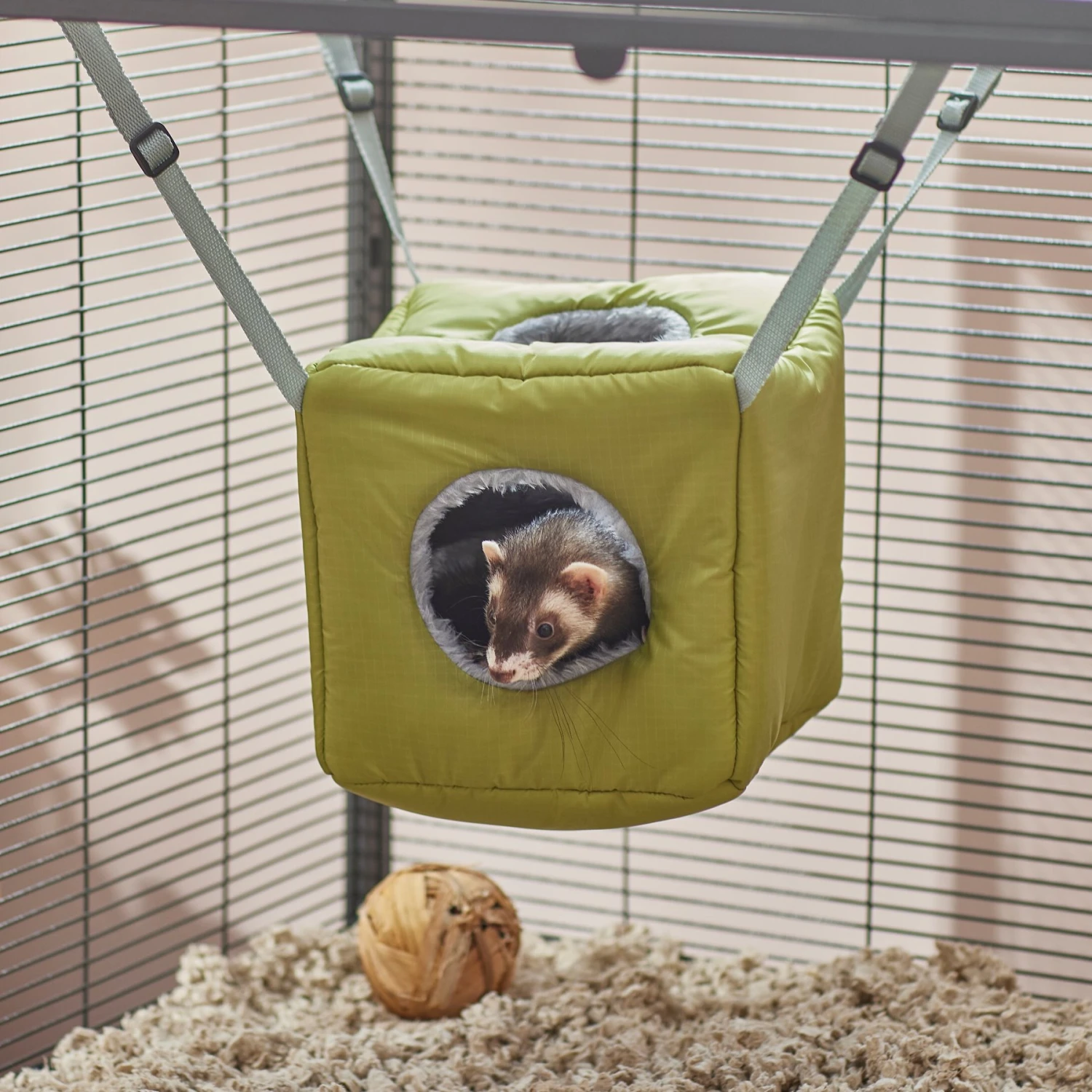 Frisco Forest Plush Small Pet Hanging Cube 1 Frisco Forest Plush Small Pet Hanging Cube