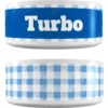 Frisco Personalized Gingham Plaid Dog Bowl