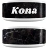 Frisco Personalized Black Marble Dog Bowl