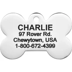Frisco Chewy Stainless Steel Personalized Dog ID Tag With Enamel Infill 6 Frisco Chewy Stainless Steel Personalized Dog ID Tag With Enamel Infill -PetPalace Picks 281945 PT4. AC SS1800 V1622726313