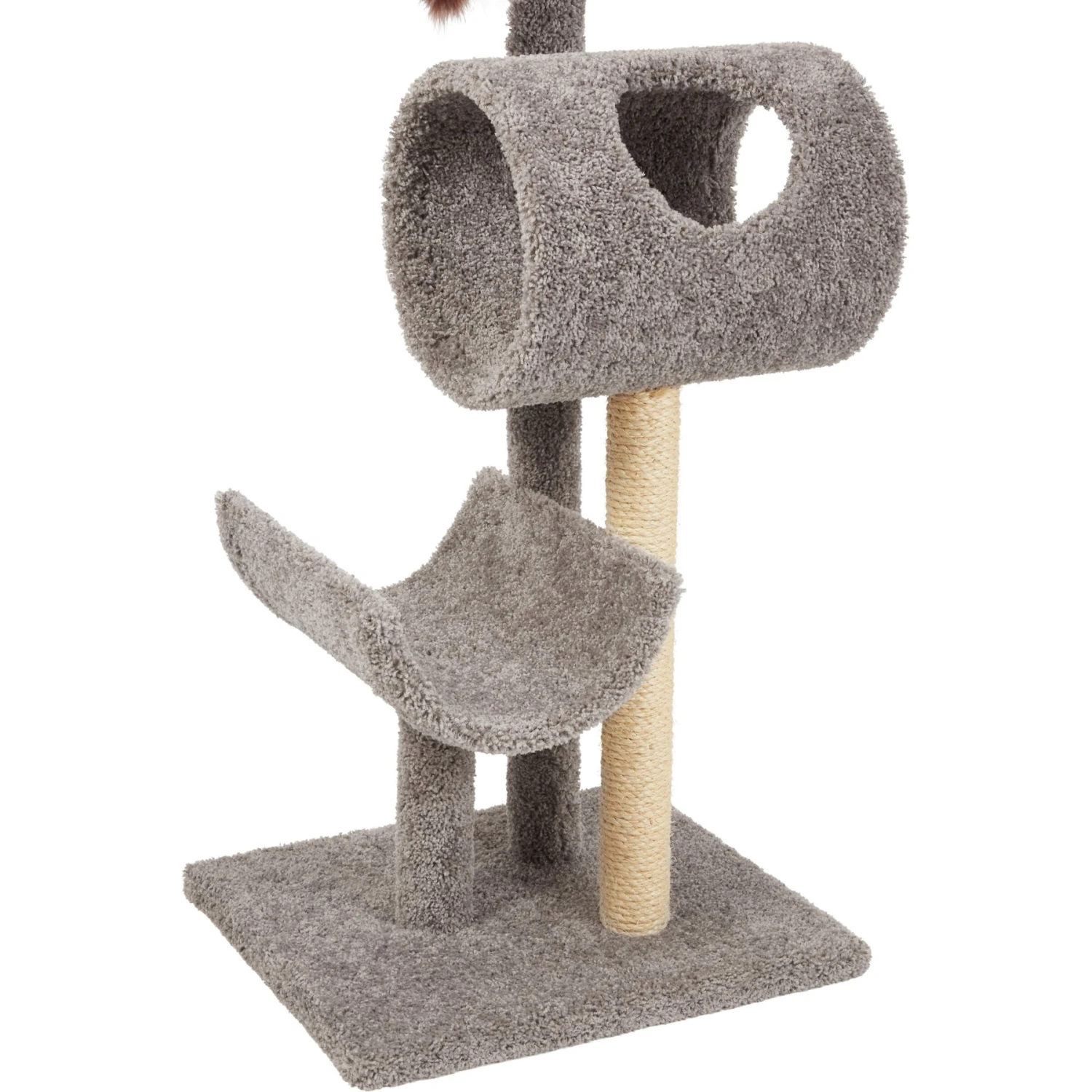 Frisco Real Carpet Cat Tree With Tunnel 4 Frisco Real Carpet Cat Tree With Tunnel - Image 4