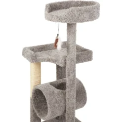 Frisco 54-in Real Carpet Cat Tree With Tunnel And Square Perches -PetPalace Picks 282767 PT3. AC SS1800 V1621949643