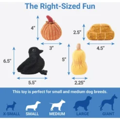 Frisco Fall Farmhouse Hide & Seek Puzzle Plush Squeaky Dog Toy -PetPalace Picks 285629 PT2. AC SS1800 V1636990881