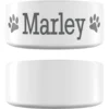 Frisco Paw Print Ceramic Personalized Dog Bowl