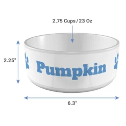 Frisco Paw Print Ceramic Personalized Dog Bowl -PetPalace Picks 286982 PT3. AC SS1800 V1636036346