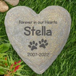Frisco "Forever In Our Hearts" Personalized Dog & Cat Memorial Garden Stone 7 Frisco "Forever In Our Hearts" Personalized Dog & Cat Memorial Garden Stone -PetPalace Picks 287029 PT2. AC SS1800 V1645642905