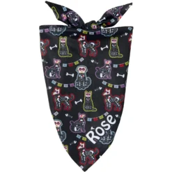 Frisco Dia De Los Muertos Personalized Dog & Cat Bandana