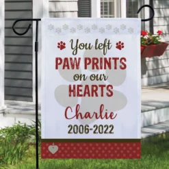 Frisco Personalized Double Sided Printed Memorial Paw Prints Garden Flag -PetPalace Picks 287077 PT2. AC SS1800 V1663872020