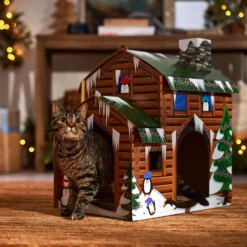 Frisco Holiday Log Cabin Cardboard Cat House 10 Frisco Holiday Log Cabin Cardboard Cat House -PetPalace Picks 287287 PT4. AC SS1800 V1695045245