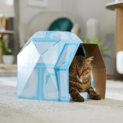 Frisco Igloo Cardboard Cat House -PetPalace Picks 287293 PT4. AC SS1800 V1692035193