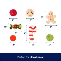 Frisco Holiday Festive Red Variety Pack Gift Box Cat Toy With Catnip, 14 Count 7 Frisco Holiday Festive Red Variety Pack Gift Box Cat Toy With Catnip, 14 Count -PetPalace Picks 287305 PT2. AC SS1800 V1695045657