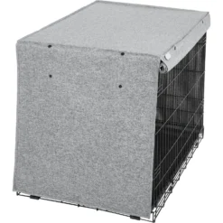 Frisco Faux Linen Dog Crate Cover 9 Frisco Faux Linen Dog Crate Cover -PetPalace Picks 289630 PT3. AC SS1800 V1644248867