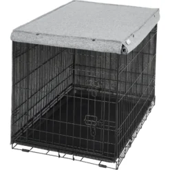 Frisco Faux Linen Dog Crate Cover 10 Frisco Faux Linen Dog Crate Cover -PetPalace Picks 289630 PT4. AC SS1800 V1644248877
