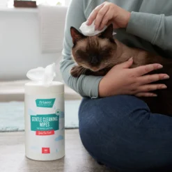 Frisco Gentle Cleaning Waterless Grooming Wipes For Puppies & Kittens, Green Tea Scent -PetPalace Picks 291592 PT5. AC SS1800 V1627306905
