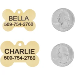 Frisco Brass Personalized Dog ID Tag 8 Frisco Brass Personalized Dog ID Tag -PetPalace Picks 296191 PT5. AC SS1800 V1628186578