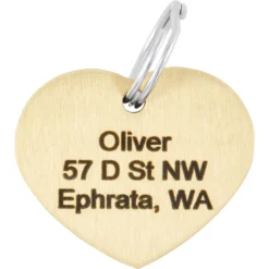 Frisco Brass Personalized Dog & Cat ID Tag, Heart 7 Frisco Brass Personalized Dog & Cat ID Tag, Heart -PetPalace Picks 296197 PT4. AC SS1800 V1628186527