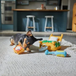 Frisco Brunch Breakfast In Bed Hide & Seek Puzzle Plush Squeaky Dog Toy -PetPalace Picks 297282 PT3. AC SS1800 V1642088003